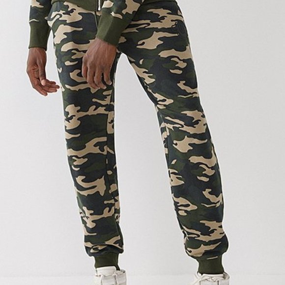 Brand New Men's True Religion Camouflage Camo Core Jogger Size M Great Gift - Picture 1 of 5